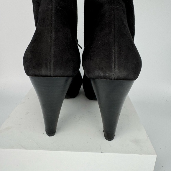 Paul green New York Lace Up Suede Ankle booties, Size 4.5 Black - Picture 6 of 10
